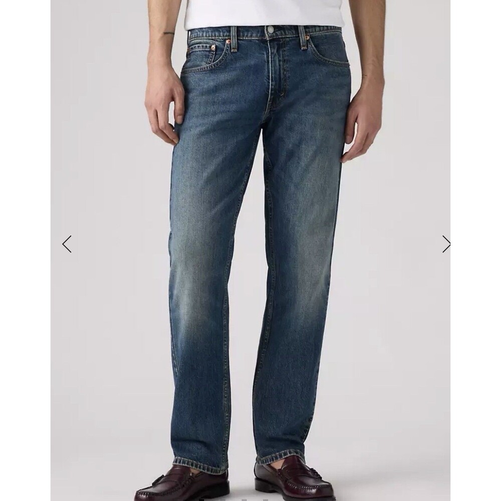 NEW Levi's 559 Jeans Mens 44x32 Blue Relaxed Straight Stretch Denim Loose
